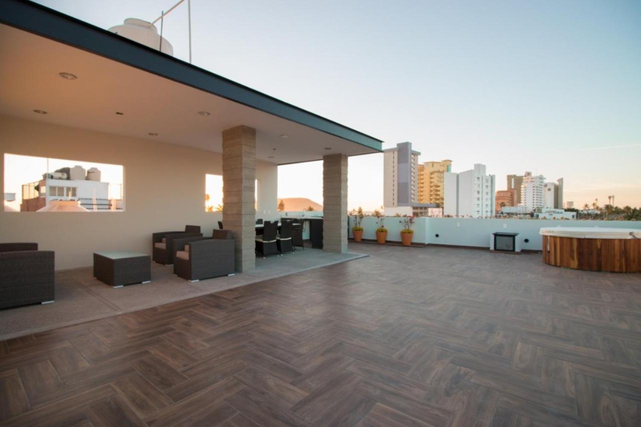 Acogedor Departamento Boho Cerca De La Playa Apartman Mazatlán Kültér fotó